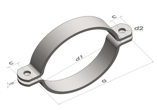 Rohrschelle Form A, DIN3567